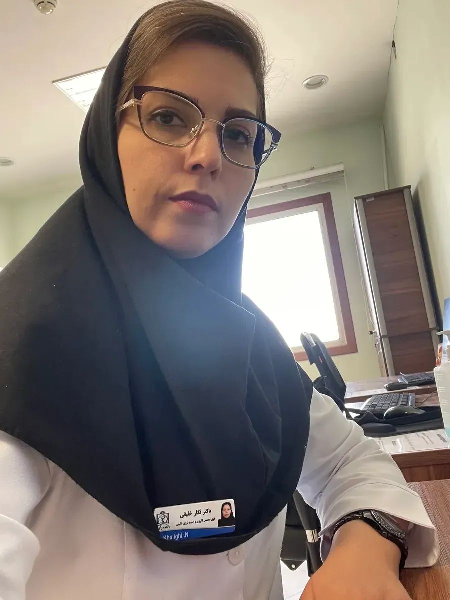 نگار خلیقی فوق تخصص آلرژی و ایمنی‌شناسی بالینی (آلرژی و ایمونولوژی بالینی)