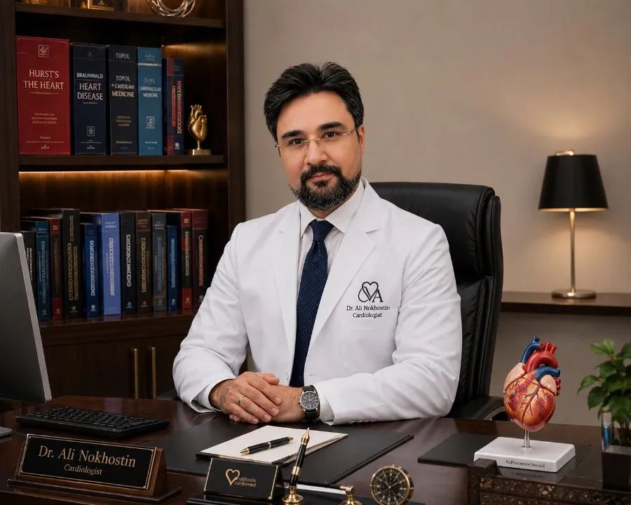 دکتر علی نخستین متخصص بیماریهای قلب و عروق, دکترای پزشکی