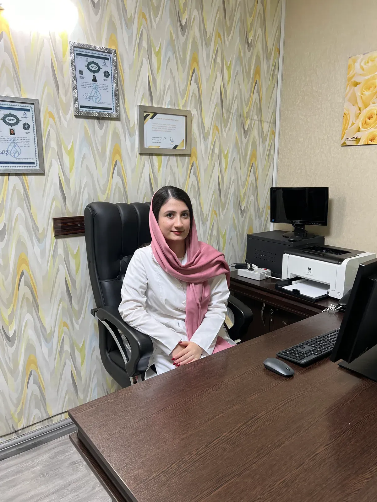 ساناز معافی کارشناس شنوایی شناسی