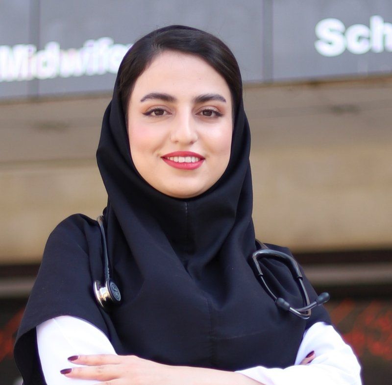 فاطمه علی زاده دکترای حرفه‌ای پزشکی,با شماره نظام پزشکی ۲۳۱۵۸۷  حوزه های تخصصی: ویزیت و مشاوره در زمینه بیماری های عفونی( آنفولانزا،سرماخوردگی،کرونا،سینوزیت،عفونت های گوارشی،عفونت های ادراری- تناسلی ،عفونت های قارچی و زونا)،پوست ومو( اگزما،