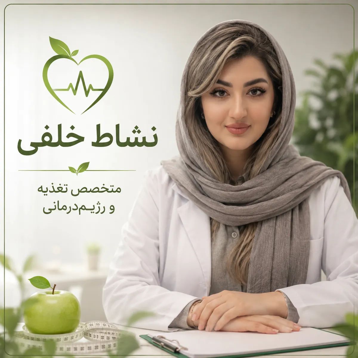 نشاط خلفی کارشناس علوم تغذیه